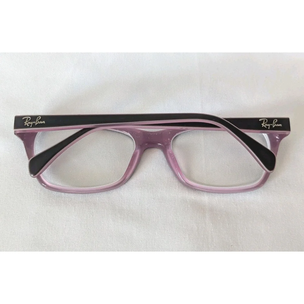 Ray Ban RB5298 5386‎ Brown Purple Square Eyeglasses Frame 53-17 135 VG